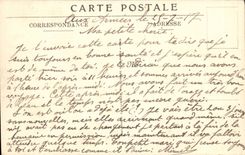 Soissons - House set fire to by the Germans - War 1914 - militaria - CPA