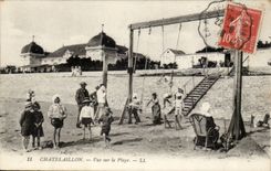 chatelaillon CPA Seen on the beach (children swings)