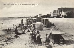 chatelaillon CPA the boulevard and the beach