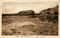 St Georges de Didonne CPA Rocks of Vallieres