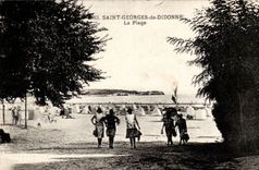 St Georges de Didonne CPA der Strand
