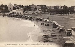Royan Pontaillac CPA Overall picture of the beach