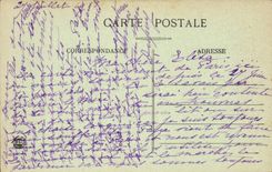 Royan Pontaillac CPA Gesamtabbildung des Strandes