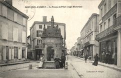 Saint Jean d Angely CPA die Pumpe des Pilori (1546) historisch