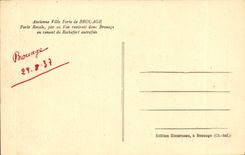 CPA alte Stadt stark Ilies Brouage vom koniglichen Gatter vorbei oder zuruckgegangen in Brouage beim von Rochefort fruher kommen