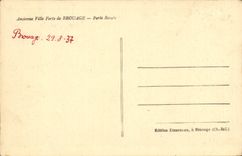 Alte starke Stadt Brouage CPA des koniglichen Gatters