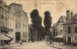 Moulins CPA Which occurred of the station