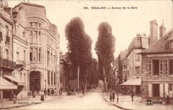 Moulins CPA Which occurred of the station