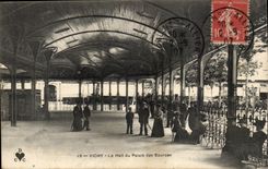 Vichy CPA the hall of the palate of the sources