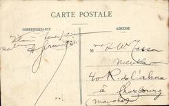 Vichy CPA a corner of the park and palate of the sources