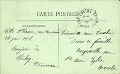 Vichy CPA Seen from in the park