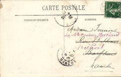 Vichy CPA the source of CElestins (Mr Lucien Woogt architect)