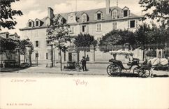 Vichy CPA the hospital miltiaire (militaria)