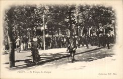 Vichy CPA the kiosk of music