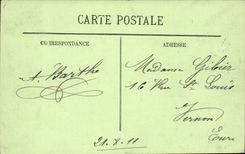 Vichy CPA the place of the station