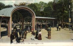 Vichy CPA the park a shady walk