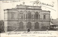 Moulins CPA the theater