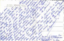 Moulins CPA Seen air on the evil coifee and the cathedral