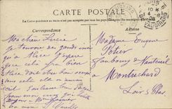 Surroundings of Vichy CPA Castle of Maulmont (return of hunting)