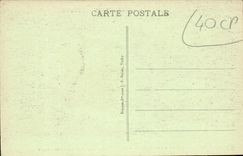 The throats of Sioule has Chouvigny CPA Vue on the Armand rock and the old castle