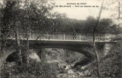 Surroundings of Vichy CPA Malavaux bridge of the railroad