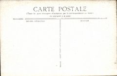 Vichy CPA Train station and Statue the Goddess of water