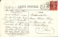 Vichy CPA a corner of the park