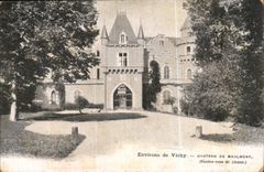 Umlagerungen Vichy CPA des Schlosses von Maulmont (Ruckkehr von Jagd)