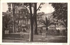 Vichy CPA the casino seen of the castle