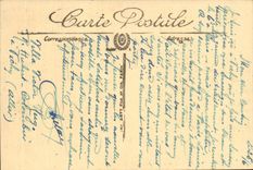 Vichy CPA Seen from of the terrace of the casino