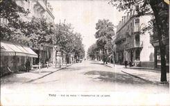 Vichy CPA Seen of Paris Pespective of the station
