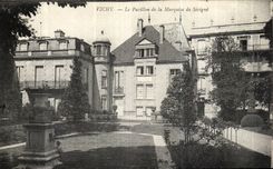 Vichy CPA the house of the marchioness of Sevigne