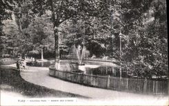 Vichy CPA the basin of the swans (swan)