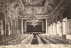 Interior Vichy CPA of the casino the village hall