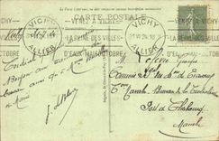 Interior Vichy CPA of the casino the village hall