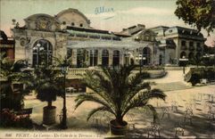 Vichy CPA the casinon a corner of the terrace