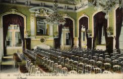 Vichy CPA the casino the living room of music