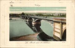 Vichy CPA the bridge on Allier