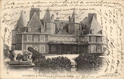 Umlagerungen von Vichy CPA das Schloss von Randan (Lowe)