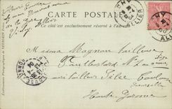 Umlagerungen von Vichy CPA das Schloss von Randan (Lowe)