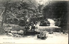 Umlagerungen von Vichy CPA der salte Steinbruch