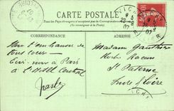 Vichy CPA the frontage of the casino Seen on the park