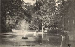 Vichy CPA the basin of the swans