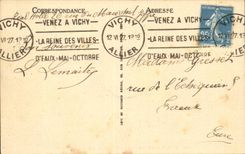 Vichy CPA Chalet of the emperor Dimensions park