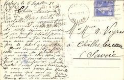 Vichy CPA Roofed passageway and Astoria Hotel