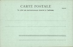 CPA Schloss von Busset die Haupttur