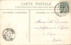 Interior Vichy CPA of the church Saint Louis