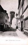Vichy CPA Street Gate France and Old woman tower