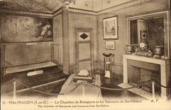 Malmaison - Napoleon - the Room of Bonaparte and Souvenirs of co Helene - CPA