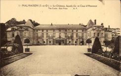 Malmaison - Napoleon the Castle frontage is and Main courtyard - CPA